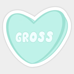 Gross CandyHeart Sticker